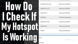 How to know if your DVMEGA HotSpot is working on Brandmeister [upl. by Nevaeh]