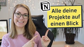 Projektplanung in Notion erstellen notion tutorial deutsch  Template [upl. by Berkly652]