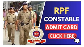 rpf exam date  rpf addmit card 2024 new bharti 2024 [upl. by Tormoria]