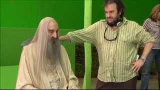 The Hobbit BTS Sir Christopher Lee returns RIP A LEGEND [upl. by Dupuy]