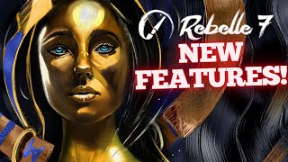 Rebelle 7 NEW Features The BEST traditional digital art software [upl. by Kile]