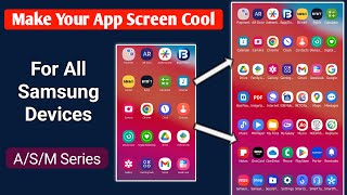 Make your app screens look cool in Samsung smartphone [upl. by Miquela136]