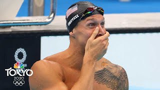 Caeleb Dressel wins gold sets record in electrifying mens 100m free  Tokyo Olympics  NBC Sports [upl. by Dorcy478]