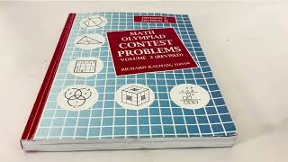 Math Olympiad Contest Problems Volume 2 REVISED by Richard Kalman  Paperback [upl. by Wiatt277]