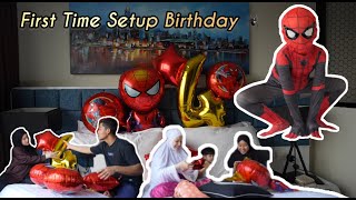 Birthday Hayder Yang Ke  4  Balloon pecah pula 😭  VLOG 2409 [upl. by Brunhilda698]