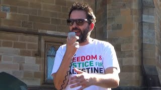 Antony Loewenstein author of The Palestine Laboratory at USYD Student Encampment for Gaza [upl. by Adnwahsat]