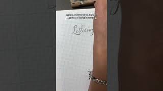 Handlettering vs Calligraphy [upl. by Ailimat]