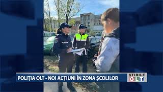 POLITIA OLT NOI ACTIUNI IN ZONA SCOLILOR [upl. by Aneed]