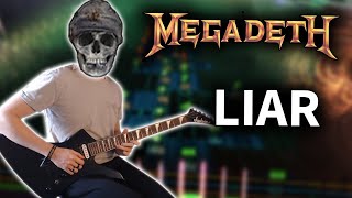 Megadeth  Liar Rocksmith CDLC Guitar Cover [upl. by Trilley]