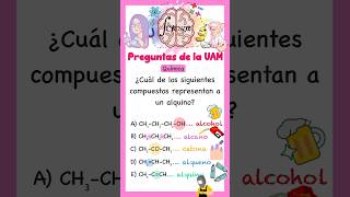 Preguntas reales de la UAM  ¿Cómo identificar compuestos inorgánicos  Química [upl. by Oivaf]