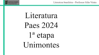 Paes  Unimontes2024  1ª etapa [upl. by Fenwick]