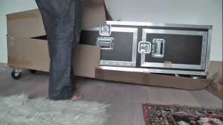 Custom flightcase sideboard  unboxing [upl. by Jaquith963]