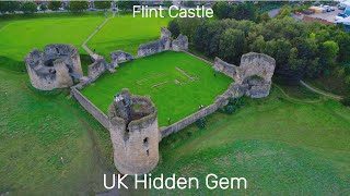 Ruins of Flint Castle in North East Wales [upl. by Narad]