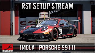 ACC Imola Setup work on the Porsche 991 II RacingSimToolscom [upl. by Arramat]