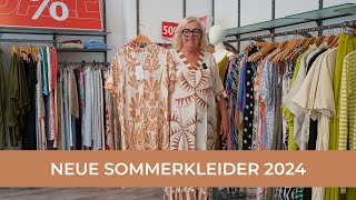 Neue Sommerkleider 2024 👗 für jeden Figurtyp mit Jutta Nestler [upl. by Garnes]