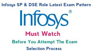 Infosys SP amp DSE Role Latest Exam Pattern  Infosys Selection Process 2022  Smart Learning [upl. by Eladnwahs]