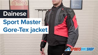 Dainese Sport Master GoreTex bike jacket  OVERVIEW [upl. by Dragon]