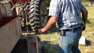 How to connect balls of sisal baler twine [upl. by Nwahsyar]