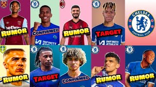 CHELSEA ALL LATEST TRANSFER NEWS TODAY  TRANSFER CONFIRMED amp RUMORS  CHELSEA TRANSFER TARGETS [upl. by Imot414]