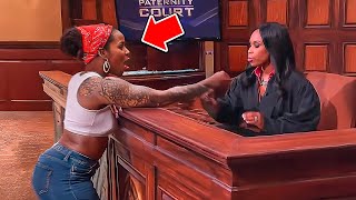 Karen Gets HUMBLED After Being KNOCKED OUT  Paternity Court [upl. by Herc779]