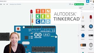 Blink an LED With Arduino in Tinkercad [upl. by Ploss714]