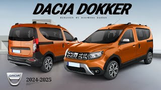 ALL NEW DACIA DOKKER 20242025 REDESIGN  Digimods DESIGN [upl. by Bowerman901]