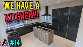 True Handleless Kitchen  fitting our first one Hints and tips Builder Destroys His Own Home 14 [upl. by Ryder]