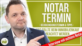 Notar im Interview  Was Immobilienkäufer wissen sollten [upl. by Nehtiek]