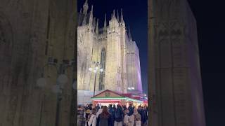 Duomo Milano Milan Cathedral and Milan Christmas Markets 🎄shorts italy milan travel [upl. by Shank456]