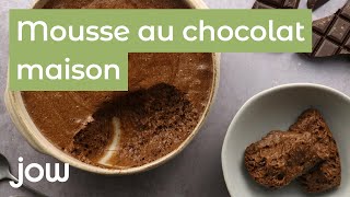 Recette de la mousse au chocolat maison [upl. by Anama]