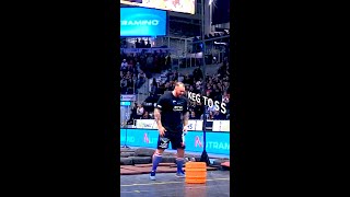 Thors KEG TOSS  World Record  Shorts [upl. by Duaner624]