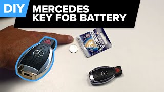 Mercedes Key Fob Battery Replacement EASY DIY  How To 19952018 [upl. by Notsur33]