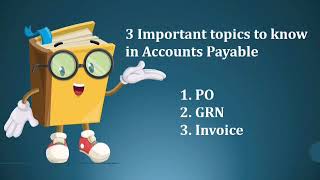 What is Purchase order GRN amp Invoice in Accounts Payable [upl. by Eicak]