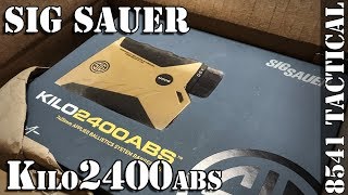 Sig Sauer Kilo2400ABS Laser Rangefinder Unboxing [upl. by Orman]