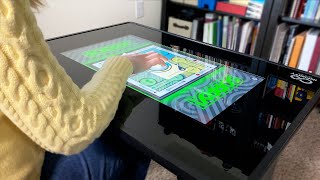 Arcade1Ups Infinity Game Table Board games on demand EXCLUSIVE first look [upl. by Pollock]