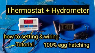 THERMOSTAT XHW3001  HYDROMETER  TUTORIAL WIRING SET UP TAGALOG [upl. by Ally423]