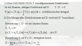 Distributionen I [upl. by Daly200]