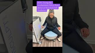 ✨ EmSella Chair for pelvic floor health✨ womenshealth explore women womenempowerment [upl. by Ahsima]