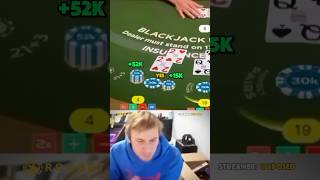 ONE OF THE BIGGEST🤯 highlights blackjack xposed casino [upl. by Akerehs]