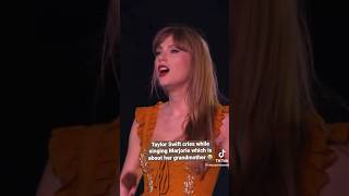 Taylor Swift CRIES singing Marjorie about her grandmother at Eras Tour EMOTIONAL 😭 taylorswift [upl. by Ahsenik]