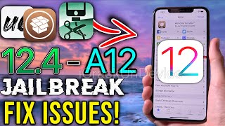 Jailbreak iOS 124 for A12 How to Update Unc0ver amp Fix ALL Issues NO Computer [upl. by Jaala]