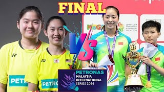 FINAL🇲🇾Cheng Su HuiLee Xin Jie VS 🇨🇳Lin Fang LingZhou Xin Ru🔥 badmintonmalaysia [upl. by Gower509]