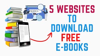 5 WEBSITES TO DOWNLOAD FREE eBOOKS [upl. by Esilehc]