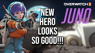 JUNO OVERWATCH 2 GAMEPLAY TRAILER  NEW HERO REVEALED [upl. by Claudio]