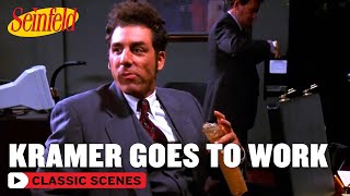 Kramer Pretends To Have A Job  The Bizarro Jerry  Seinfeld [upl. by Nivle]