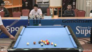 Billard Bundesliga Scheder vs Ederer Straight Pool [upl. by Adeys]