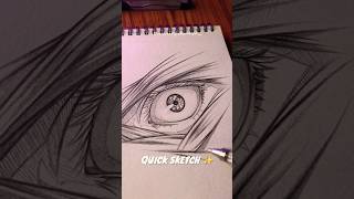 Quick Sketch of Gojo Eyes howtodraw animedrawing gojo [upl. by Norword]