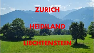 Bus trip from Zurich Heidiland and Liechtenstein with GetYourGuide August 2023 [upl. by Nahtam]