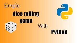 simple dice rolling game with python [upl. by Niwled990]