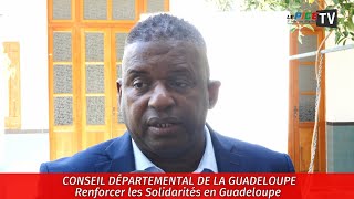 Conseil Départemental de la Guadeloupe  Renforcer les Solidarités en Guadeloupe [upl. by Aronson]